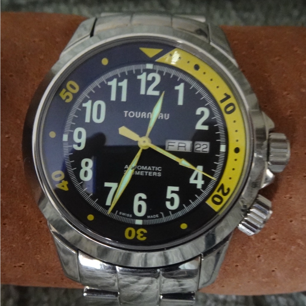 Nos Tourneau DayDate Swiss Dive Watch
